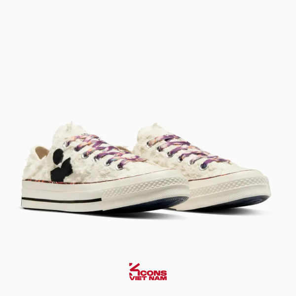 Deal Cuối – Chốt Nhanh! Giày Converse x Isabel Marant Chuck 70 Low Vanilla White - A10800C