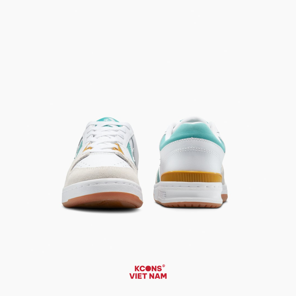 Deal Cuối, Chốt Nhanh! Giày Converse CL98 White Archive Sea Green - A15043C Leather Suede