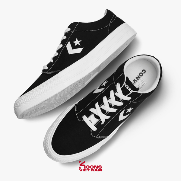 Deal Cuối – Chốt Nhanh! Giày Converse CONS DAY ONE CLASSIC OX BLACK/ WHITE A15625C Unisex Canvas