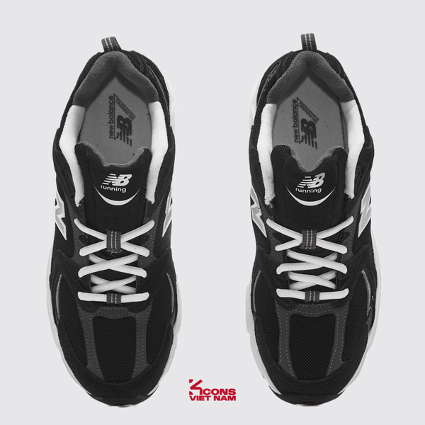 Giày New Balance 530 Black & Silver Metallic MR530CC ABZORB Cushioning