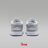 Giày Nike Jordan Air Jordan 1 Low White Wolf Grey Leather DC0774-105