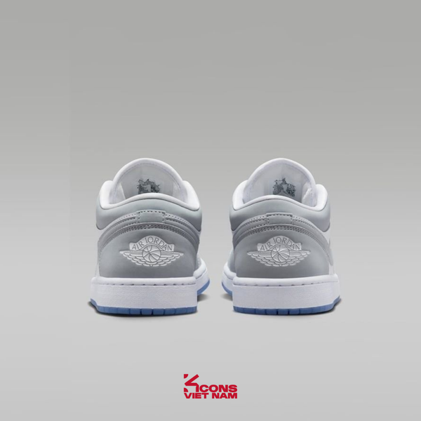 Giày Nike Jordan Air Jordan 1 Low White Wolf Grey Leather DC0774-105