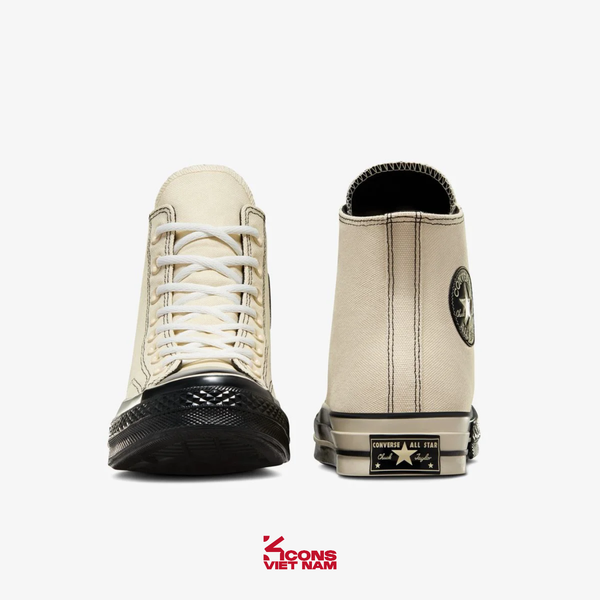 Giày Converse Chuck Taylor 1970s High 'Natural Ivory/Black' High Top A08188C Màu Kem