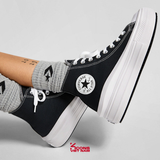 Deal Cuối, Chốt Nhanh! Giày Converse Chuck Taylor All Star Move Black High Top | 568497C