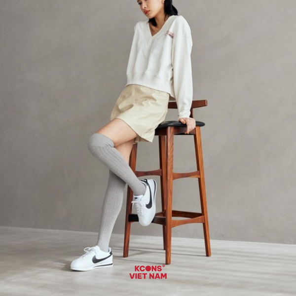 Giày Nike Cortez Leather White/Black DN1791-107