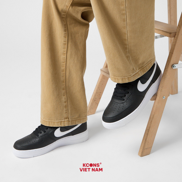 🔥Deal Cuối, Chốt Nhanh! Giày Nike Air Force 1 '07 Leather Black/ White CT2302-002 AF1