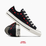 Deal Cuối – Chốt Nhanh! Giày Converse Chuck Taylor All Star Valentine's Day Black/ Red/ Egret A13651C ROSES
