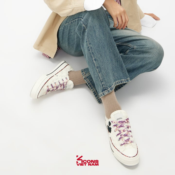 Deal Cuối – Chốt Nhanh! Giày Converse x Isabel Marant Chuck 70 Low Vanilla White - A10800C