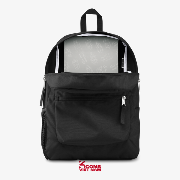 Balo JanSport Black Cross Town Chính Hãng Unisex Đi Học, Đi Làm – JS0A47L-W008