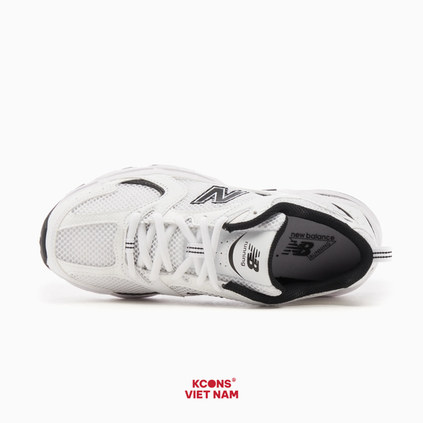 Giày New Balance 530 White Black MR530EWB Sneaker Sport Giày Thể Thao Unisex ABZORB Cushioning Thoải Mái Tối Ưu