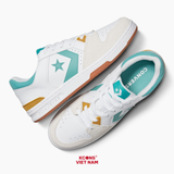 Deal Cuối, Chốt Nhanh! Giày Converse CL98 White Archive Sea Green - A15043C Leather Suede