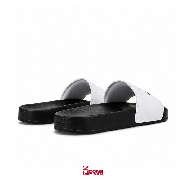 Dép Quai Ngang New Balance 50 V1 Slide Sandal Unisex White/Black SUF050W2