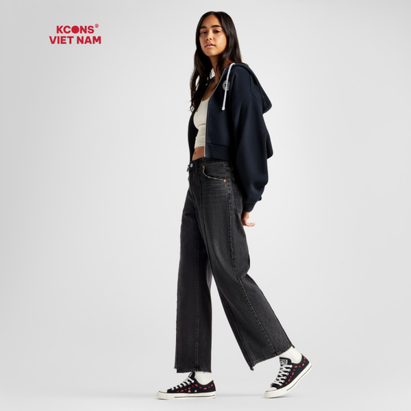 Deal Cuối – Chốt Nhanh! Giày Converse Chuck Taylor All Star Valentine's Day Black/ Red/ Egret A13651C ROSES