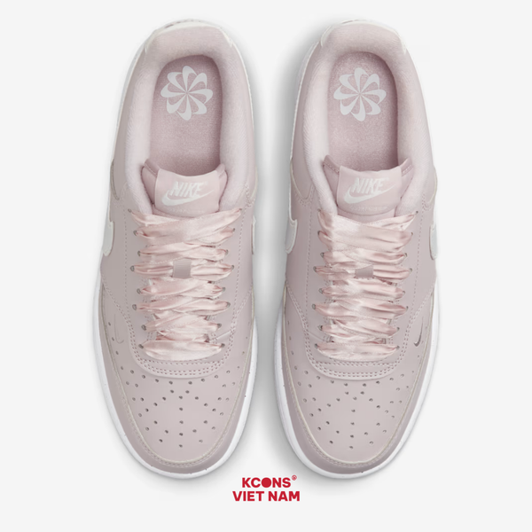 Giày Nike Court Vision Low Next Nature Leather HV5246-001 Giày Bóng Rổ Retro Thập Niên 80