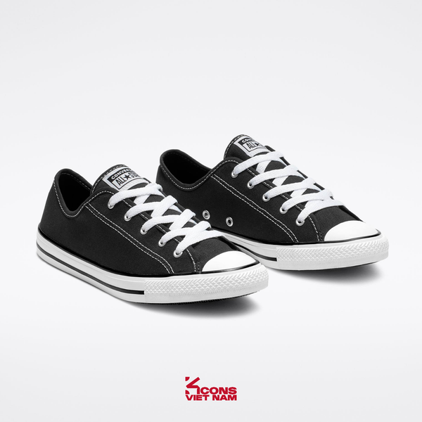 Deal Cuối, Chốt Nhanh! Giày Converse All Star Dainty Black Low Top 564982C Đế Mỏng Nhẹ