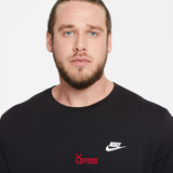 Deal Cuối - Chốt Nhanh! Áo Thun Nike Tay Ngắn Sportswear T-Shirt AR4999-013 Chính Hãng Đen Cotton Mềm Thoáng Regular Fit