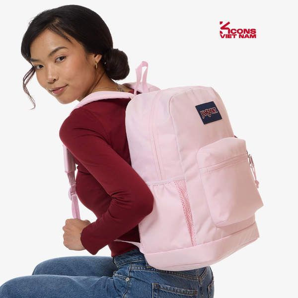 Balo JanSport Pink Ice Cross Town Plus Chính Hãng Unisex Đi Học, Đi Làm – JS0A7ZN-ZEX0