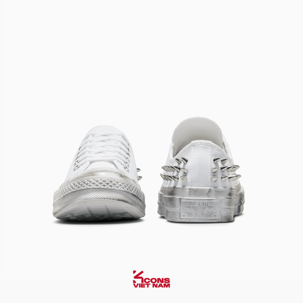 Giày Unisex Converse Chuck 70 Studded A07208C White Low Top