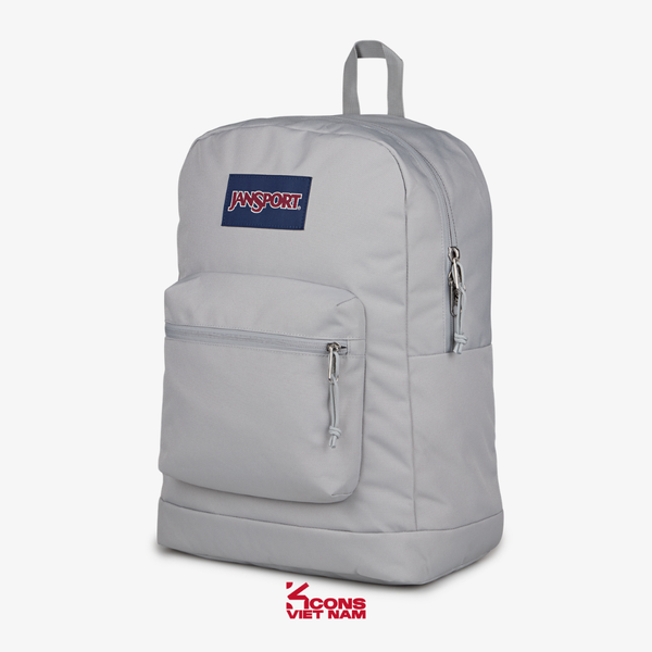 Balo JanSport Grounded Grey Cross Town Plus Chính Hãng Unisex Đi Học, Đi Làm – JS0A7ZN-ZDH7