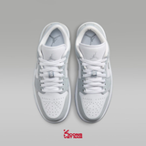 Giày Nike Jordan Air Jordan 1 Low White Wolf Grey Leather DC0774-105