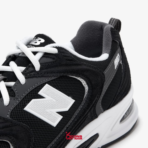 Giày New Balance 530 Black & Silver Metallic MR530CC ABZORB Cushioning