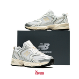 Giày New Balance 530 Silver Metallic Linen Unisex Nam Nữ - U530ESB ABZORB Cushioning