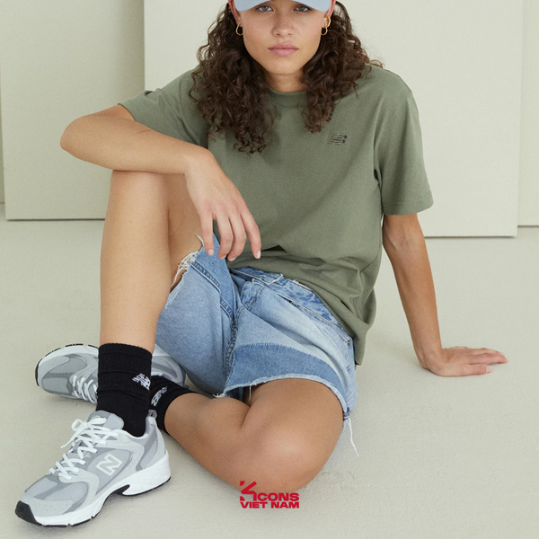Giày New Balance 530 Grey MR530CK Sneaker Cổ Điển Phối Màu Trung Tính Đệm ABZORB