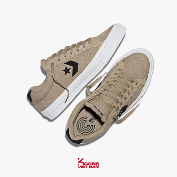 Giày Converse Sport Classic Sand/ Chocolate Casual Sneakers A17008C