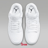 Giày Nike Air Jordan 1 Low White DV0990-111 Leather Sneaker Cổ Thấp JD1 Unisex