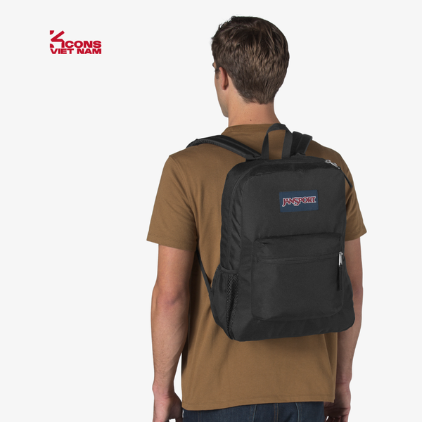 Balo JanSport Black Cross Town Chính Hãng Unisex Đi Học, Đi Làm – JS0A47L-W008