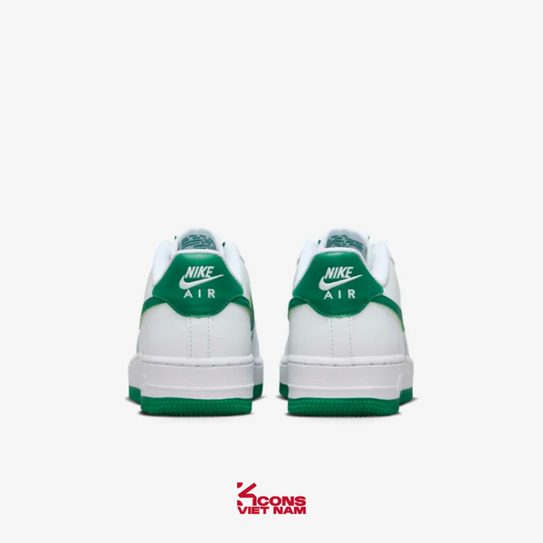 Deal Cuối, Chốt Nhanh! Giày Nike Air Force 1 Low Malachite FV5948-103 Classic Never Goes Out of Style AF1 White Leather Green Older Kids