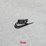 Deal Cuối - Chốt Nhanh! Áo Thun Nike Tay Ngắn Sportswear T-Shirt AR4999-064 Xám Logo Đen Cotton Mềm Thoáng Regular Fit