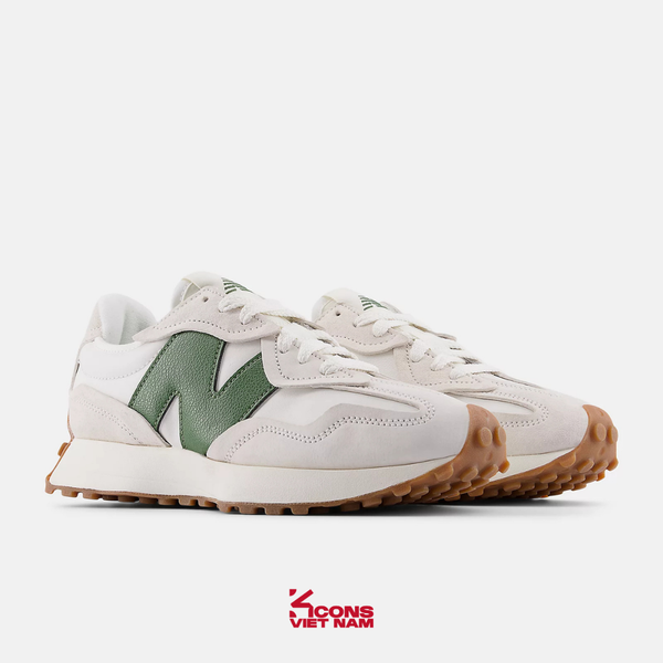 Deal Cuối – Chốt Nhanh! Giày New Balance 327 Unisex U327WKN Linen Beige Green Retro