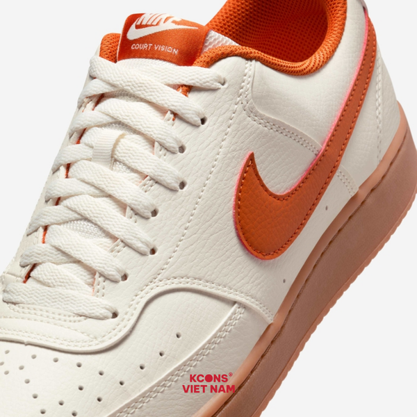 Giày Nike Court Vision Low Next Nature Leather Safety Orange / Gum Light Brown HV4506-100