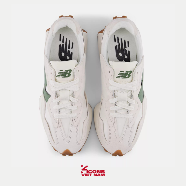 Deal Cuối – Chốt Nhanh! Giày New Balance 327 Unisex U327WKN Linen Beige Green Retro