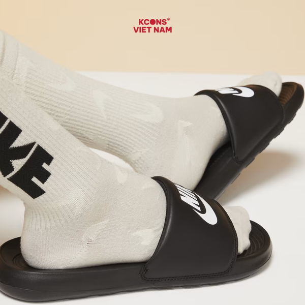 Deal Cuối, Chốt Nhanh! Dép Nike Victori One Slide 'Black White' CN9677-005