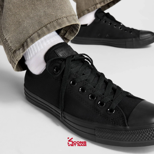 Giày Converse Chuck Taylor All Star Classic Black M5039C Cổ Thấp ALL BLACK FULL ĐEN Canvas