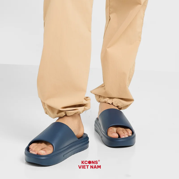 🔥Deal Cuối, Chốt Nhanh! Dép Converse Essential Slide Blue Navy Unisex - Quai Ngang Bản Rộng A15799C