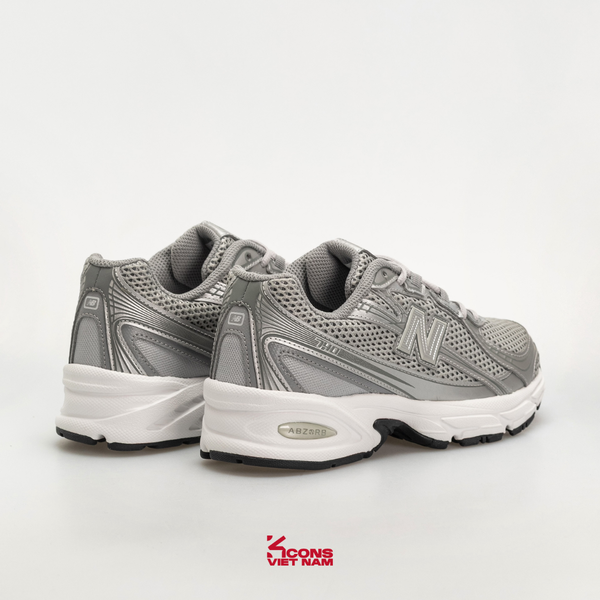 Giày New Balance 740 Unisex U740SG2 Castlerock/ Slate Gray/ Silver Metallic Sneaker Sport Giày Thể Thao ABZORB Cushioning