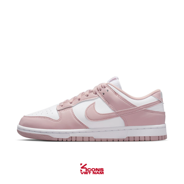 Giày Nike Dunk Low Leather White Particle Rose IM6572-103 Sneaker Thể Thao Thời Trang Retro