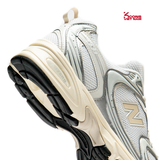 Giày New Balance 530 Silver Metallic Linen Unisex Nam Nữ - U530ESB ABZORB Cushioning