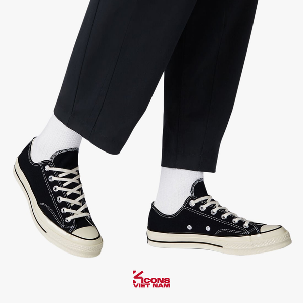Giày Converse Chuck Taylor 1970 Black Low Top 162058C