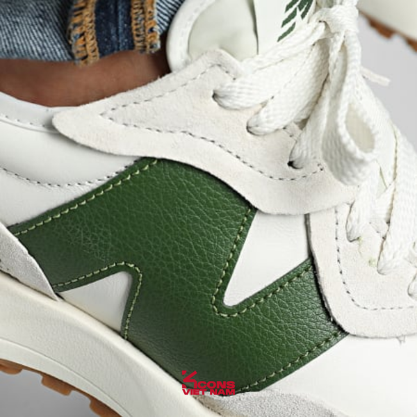 Deal Cuối – Chốt Nhanh! Giày New Balance 327 Unisex U327WKN Linen Beige Green Retro