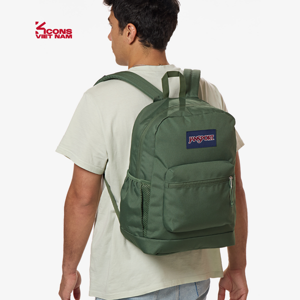 Balo JanSport Cargo Green Cross Town Plus Chính Hãng Unisex Đi Học, Đi Làm – JS0A7ZN-ZKM1