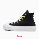 Deal Cuối – Chốt Nhanh! Giày Converse Chuck Taylor All Star Canvas Platform Studded Black High Top A05453C