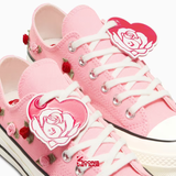 Deal Cuối – Chốt Nhanh! Giày Converse Chuck Taylor 1970s Roses Pink Low Top A13649C