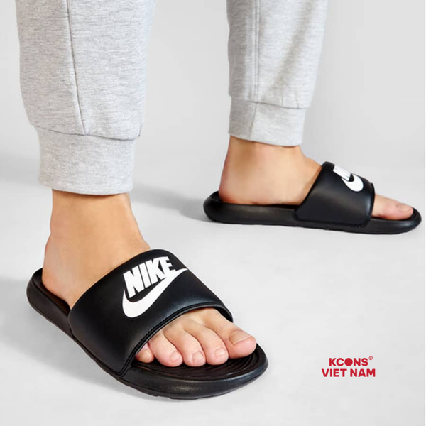Deal Cuối, Chốt Nhanh! Dép Nike Victori One Slide Black White CN9675-002