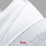 Giày Nike Air Jordan 1 Low White DV0990-111 Leather Sneaker Cổ Thấp JD1 Unisex