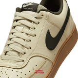 Giày Nike Court Vision Low Leather Khaki/Sequoia-Gum Med Brown HV4506-200
