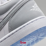 Giày Nike Jordan Air Jordan 1 Low White Wolf Grey Leather DC0774-105